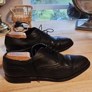 Alfred Dunhill Chaussures à Lacets En Cuir Marron Ref.1158048 - Joli Closet